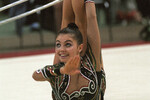 Алина Кабаева выступает на 53 чемпионате России по художественной гимнастике, 2001 год