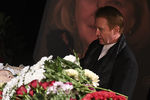 Актер Евгений Миронов на церемонии прощания