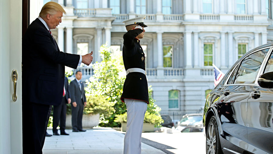 Президент США Дональд Трамп и президент Турции Реджеп Тайип Эрдоган после встречи в&nbsp;Белом доме, 16&nbsp;мая 2017&nbsp;года