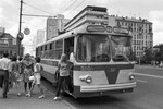 Московский троллейбус на проспекте Калинина (сейчас улица Воздвиженка), 1972 год
