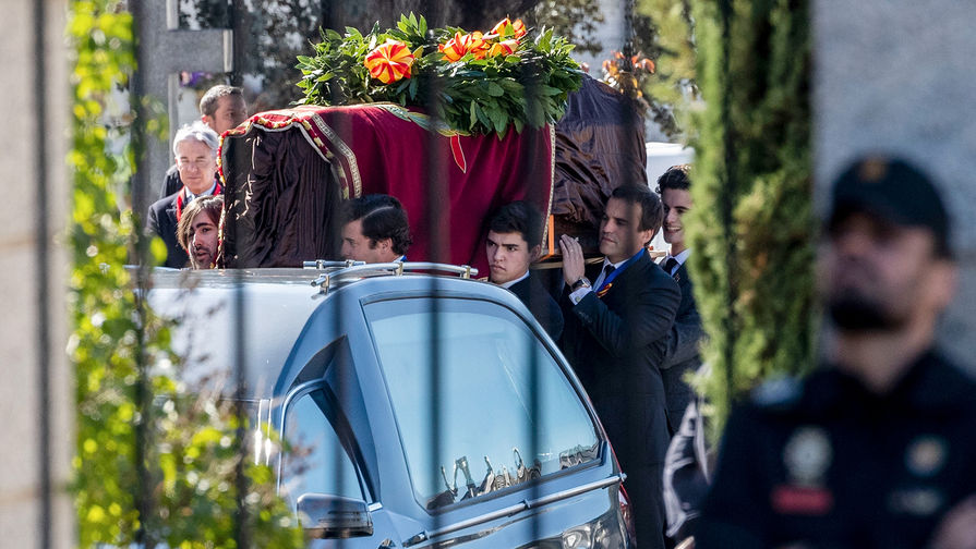 Похороны Франсиско Франко в Мадриде, 24 октября 2019 года
