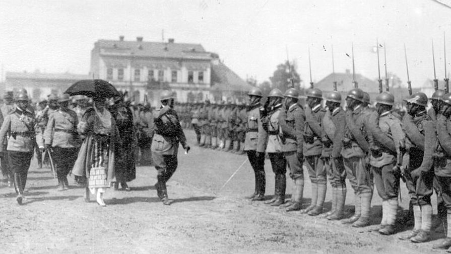 Румынские войска в Черновцах