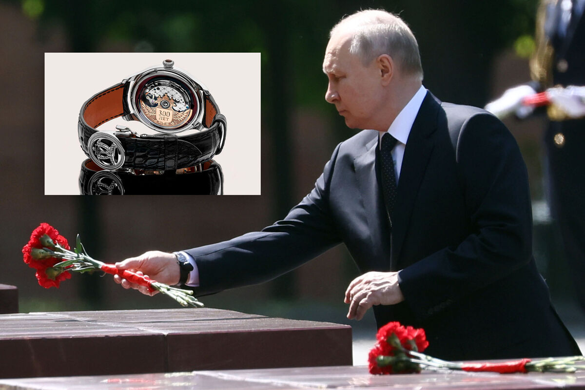 На руке Путина вновь заметили часы марки «Императорская петергофская  фабрика» - Газета.Ru | Новости
