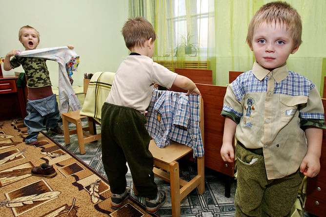 Воспитанники детского дома в Ивановской области