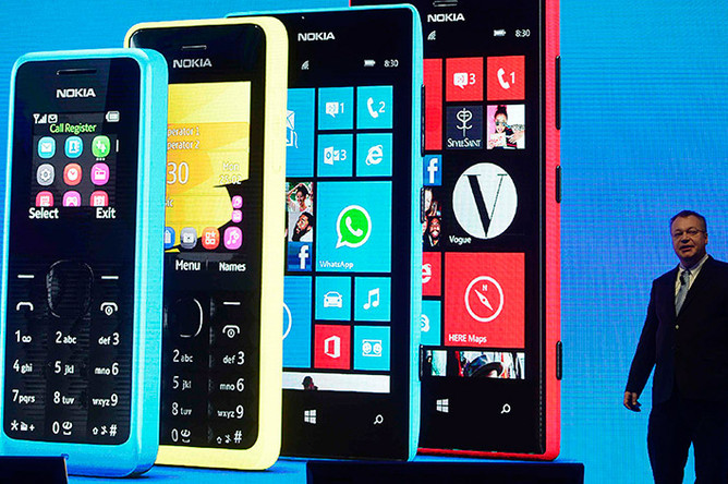 Nokia в попытке вернуть прежнюю долю рынка представил два бюджетных смартфона модельного ряда Lumia на выставке Mobile World Congress в Барселоне