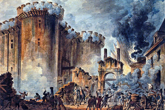 «Взятие Бастилии 14 июля 1789» художника Жан-Пьера Уэля