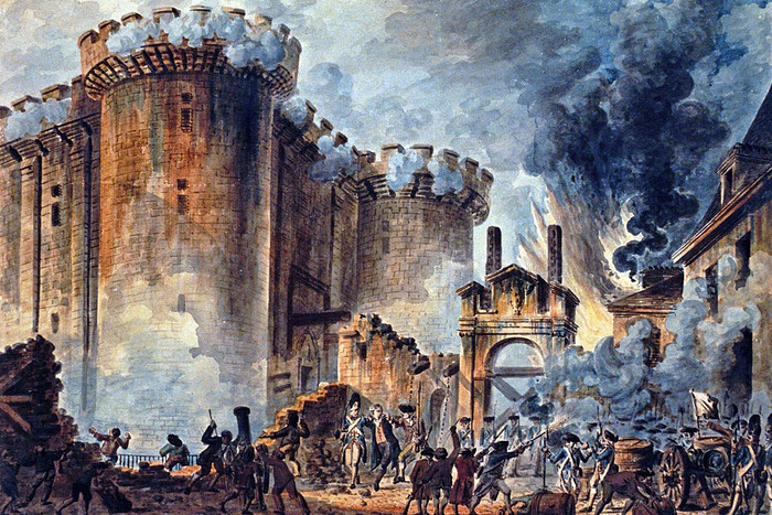 «Взятие Бастилии 14 июля 1789» художника Жан-Пьера Уэля