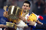 Новак Джокович — победитель Открытого теннисного турнира China Open в Пекине, 7 октября 2012 год