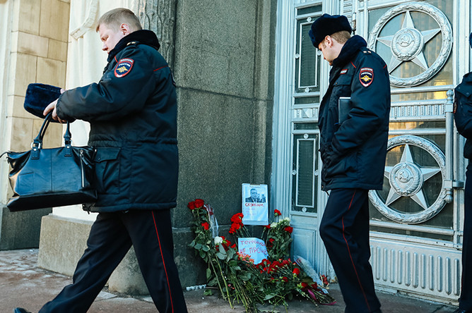 Здание МИДа на Смоленской площади, 20 декабря 2016 года