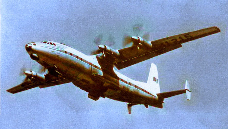 Ан-10 с регистрационным номером СССР-11215, разбившийся под Харьковом