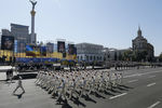 Марш по случаю Дня независимости Украины на Крещатике