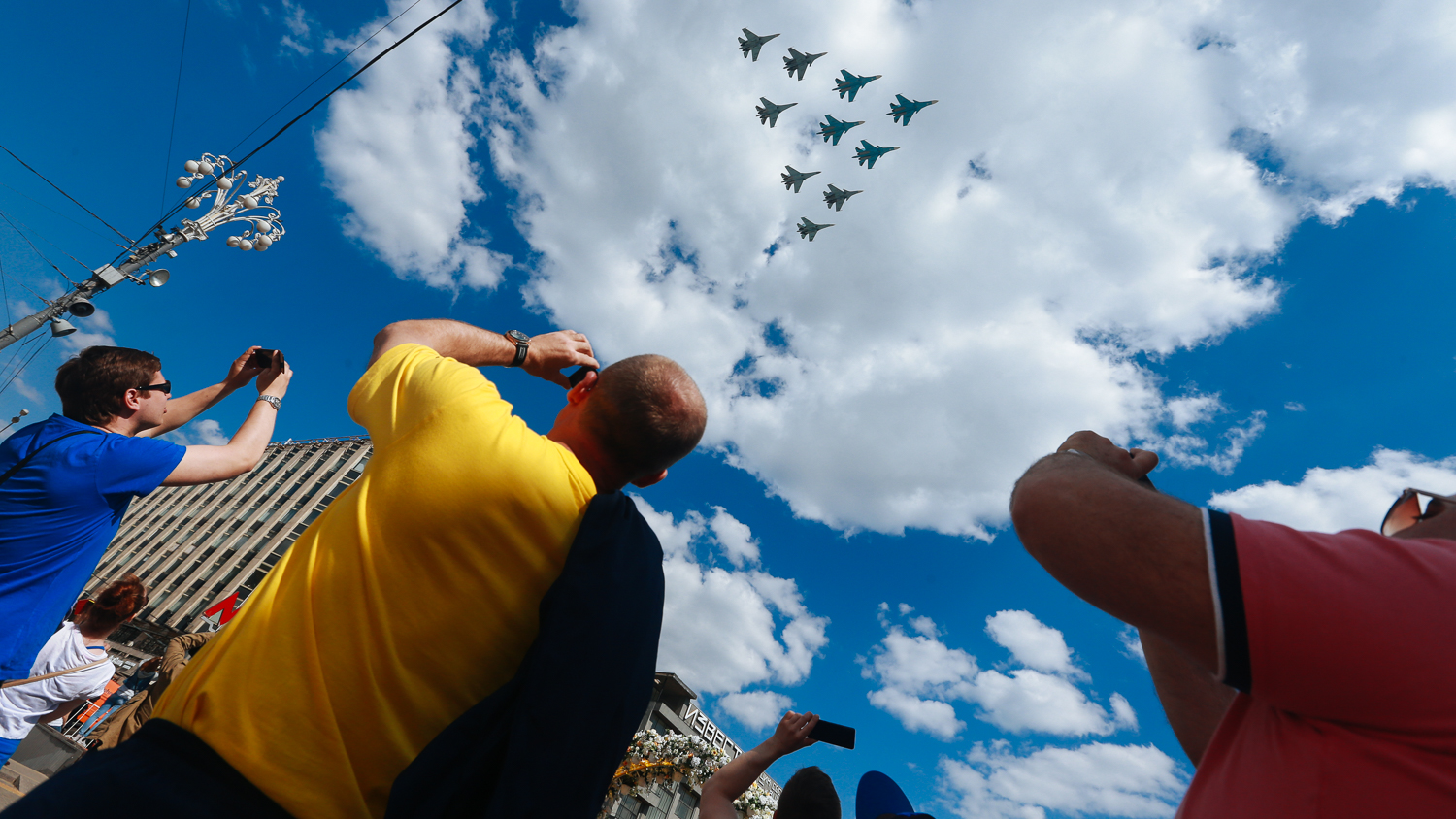 Генеральная репетиция военного парада, посвященного 71-й годовщине Победы в Великой Отечественной войне, в Москве