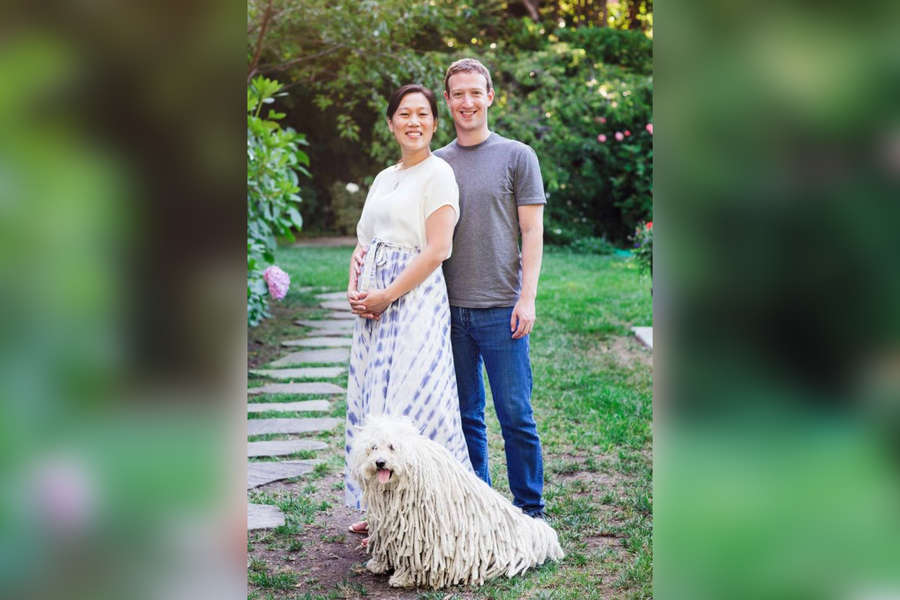 Марк Цукерберг с женой Присциллой