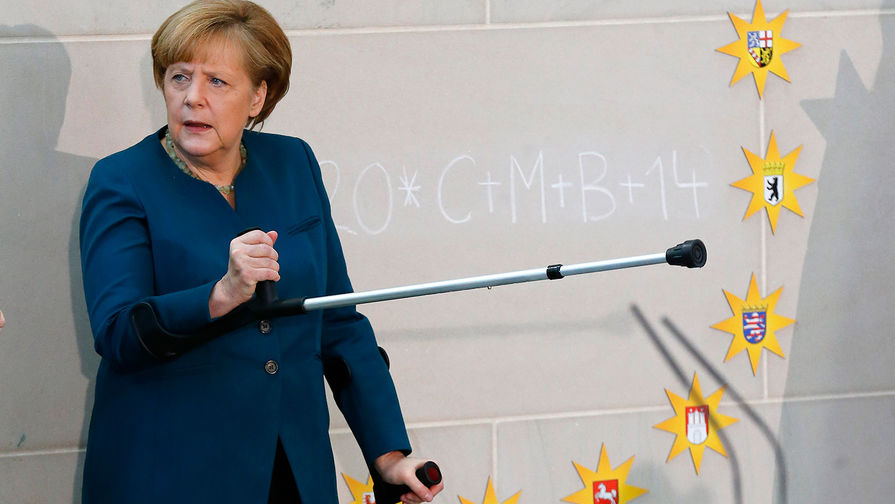 Канцлер Германии Ангела Меркель, январь 2014 года