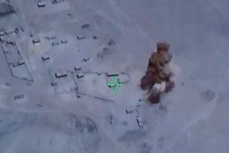 Уничтожение объектов террористов ударом вертолетов Ка-52 «Аллигатор» ВКС РФ в сирийской провинции Дейр-эз-Зор перед высадкой тактического десанта правительственных сил Сирии, 12 августа 2017 года