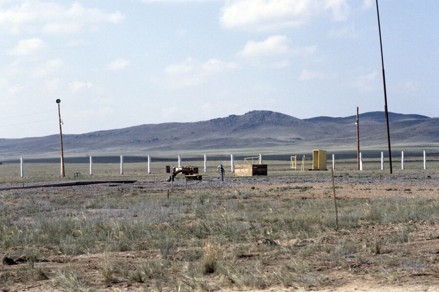 Ядерный полигон в районе города Семипалатинска, 1989 год
