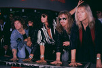 Группа Aerosmith на Аллее Славы RockWalk в Лос-Анджелесе, 1990 год