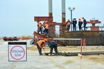 На строительстве Крымского моста сегодня задействовано больше двух тысяч рабочих