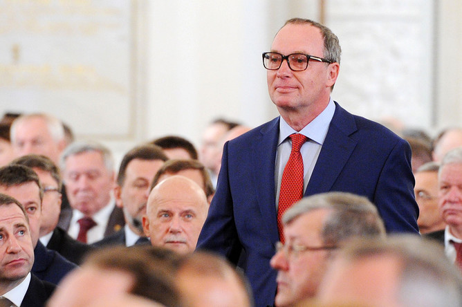 Режиссер Сергей Урсуляк на церемонии вручения государственных премий РФ в области науки и технологий, литературы, искусства и гуманитарной деятельности за 2015 год в Кремле