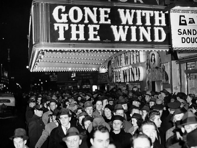 Премьера &laquo;Унесенных ветром&raquo; в США, 1939 год