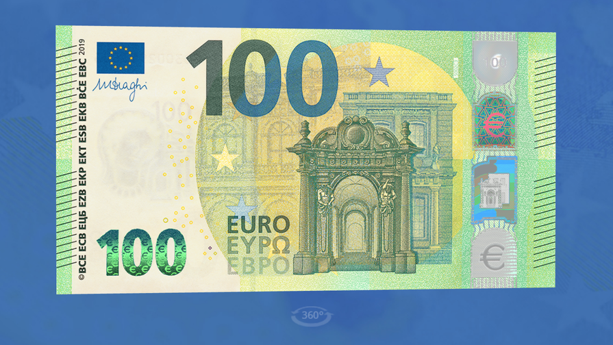 Новые банкнота в&nbsp;размере €100