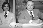 Баррон Хилтон и боксер Карлос Паломино, 1977 год