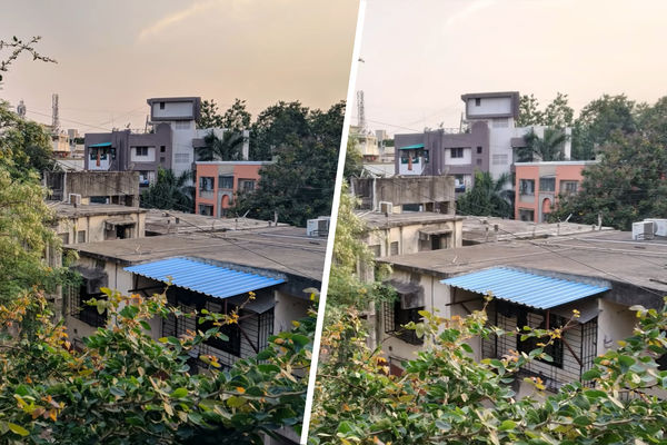 Результат обработки фото через программы Google Camera и Xiaomi MIUI Camera (коллаж)