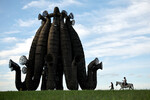 Арт-объект «Бобур» на фестивале ландшафтных объектов «Архстояние - 2023»