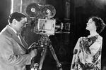 Пола Негри и режиссер Эрнст Любич во время съемок фильма «Запретный рай», 1924 год