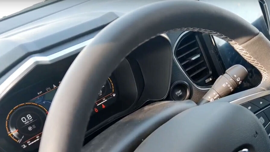 Работу цифровой панели приборов обновленной Lada Vesta показали на видео
