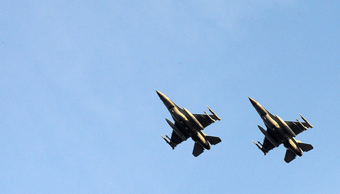 Истребители F-16 ВВС Бельгии