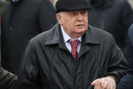 Экс-президент СССР Михаил Горбачев на военном параде, посвященном 72-й годовщине победы в Великой Отечественной войне