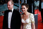 Кейт Миддлтон и принц Уильям на 73-й церемонии вручения наград премии BAFTA, Лондон, 2 февраля 2020 года