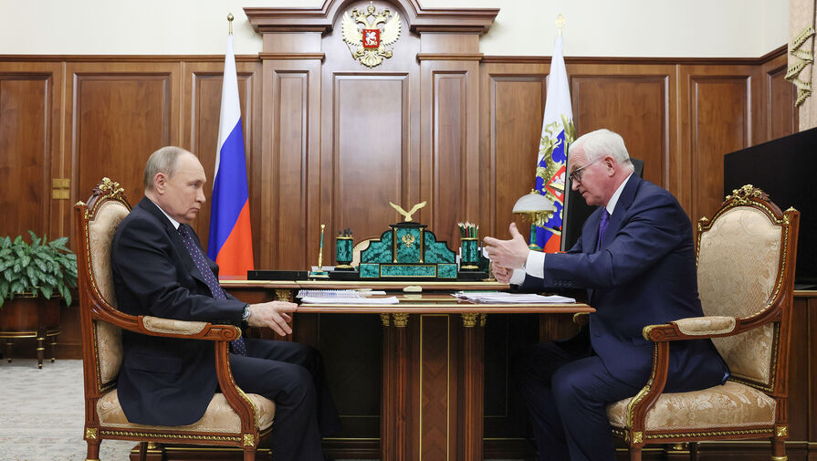 Путин проводит рабочую встречу с главой РСПП
