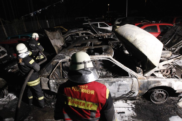 В&nbsp;ночь на&nbsp;пятницу в&nbsp;немецкой столице сгорело как минимум 11&nbsp;машин.