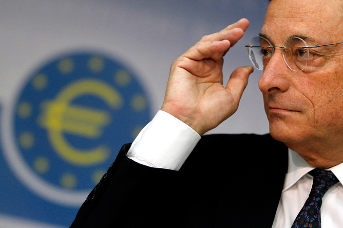 Марио Драги: «Европейский Центробанк ожидает снижения ВВП еврозоны в 2012 году»