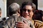 Нельсон Мандела и Муамар Каддафи, 1997 год
