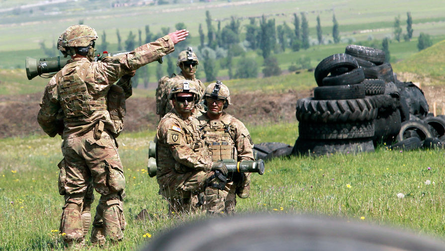 Учения НАТО в Грузии 14 мая 2016 года