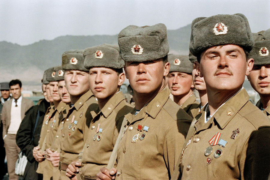 Советские войска в Кабуле, Афганистан, 1989 год