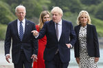 Президент США Джо Байден, Кэрри Джонсон, премьер-министр Великобритании Борис Джонсон и первая леди США Джилл Байден, 2021 год

