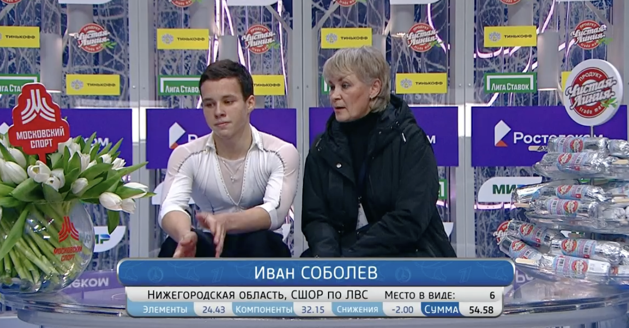 Коляда сорвал четверной прыжок, но все равно уничтожил всех на Гран-при в Москве