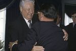Встреча глав государств «Шанхайской пятерки». Президент РФ Борис Ельцин и Председатель Китайской Народной Республики Цзян Цзэминь, 1999 год