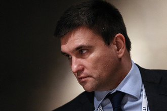 Министр иностранных дел Украины Павел Климкин во время встречи «нормандской четверки» в Мюнхене, февраль 2016 года