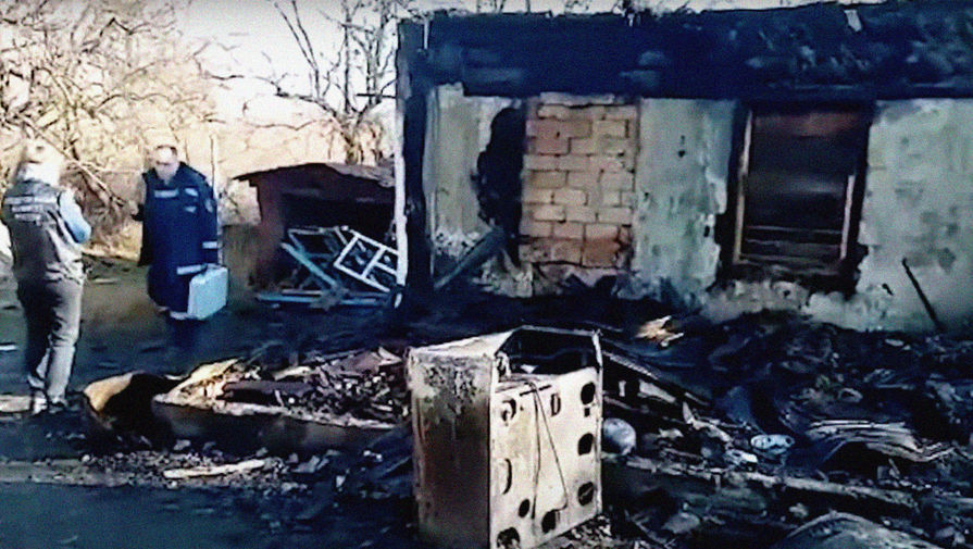 СК возбудил дело после гибели матери с пятью детьми в пожаре под Воронежем