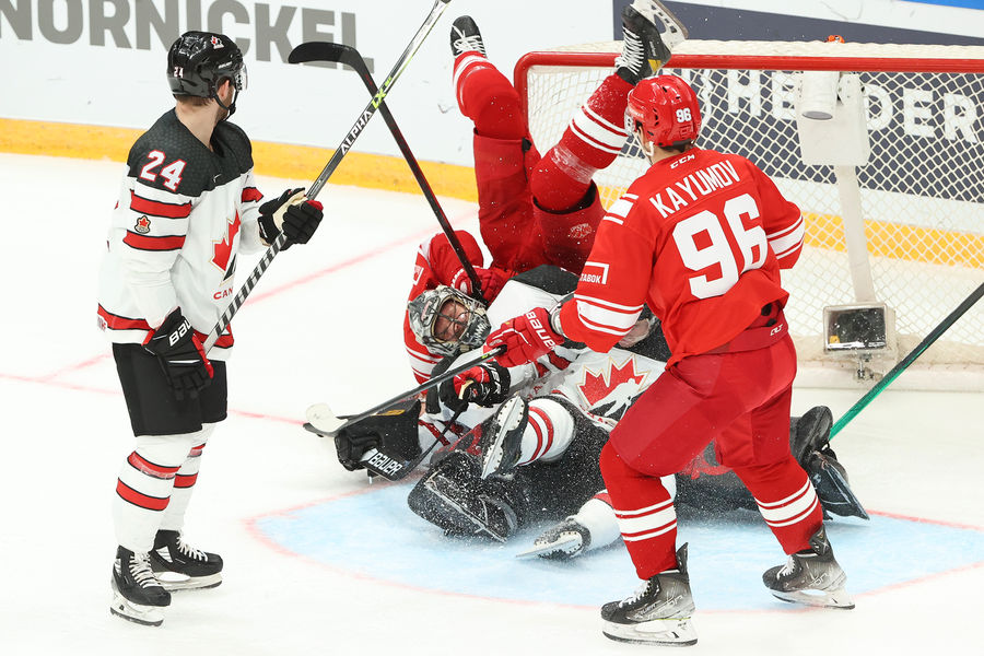 Во время матча между&nbsp;сборными России и Канады
