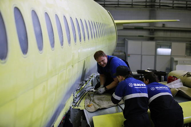 ВЭБ может получить долю в капитале производителя Sukhoi Superjet