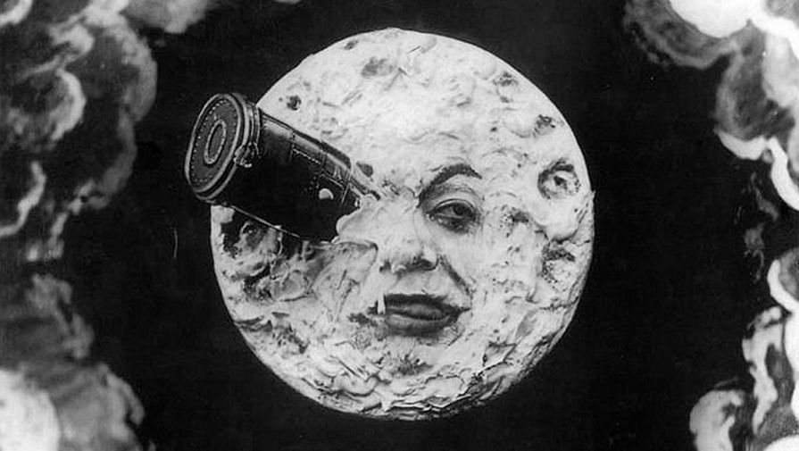 Кадр из фильма «Путешествие на Луну» (1902)