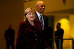 Встреча президента США Барака Обамы и канцлера ФРГ Ангелы Меркель в Берлине, 17 ноября 2016 года