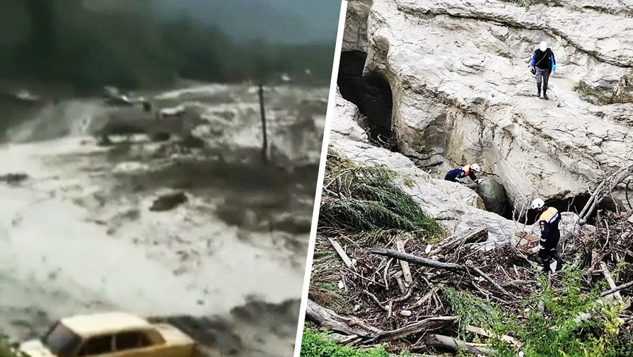 Появилось видео сход селя в Дагестане