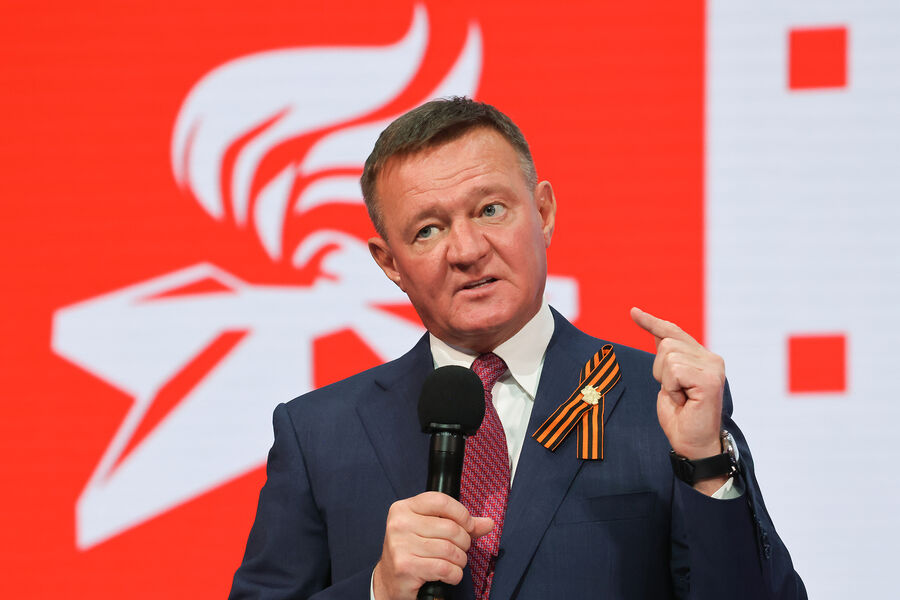 Министр транспорта Российской Федерации Роман Старовойт на&nbsp;лекции &laquo;Транспорт в&nbsp;годы Великой Отечественной войны&raquo; в&nbsp;рамках просветительского марафона общества &laquo;Знание. Первые&raquo; в&nbsp;Музее Победы, 2025&nbsp;год